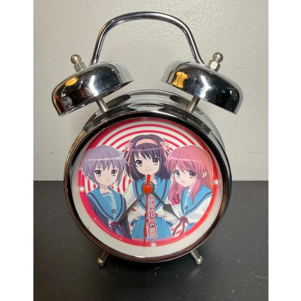 Haruhi Suzumiya Talking Voice Alarm Clock Anime Tested‎ Works 3 Voice Modes 2006